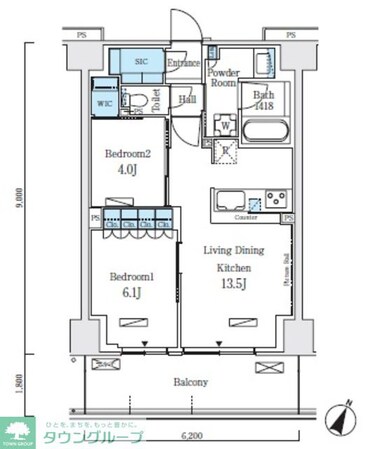 ロイヤルパークス赤羽ノースの物件間取画像